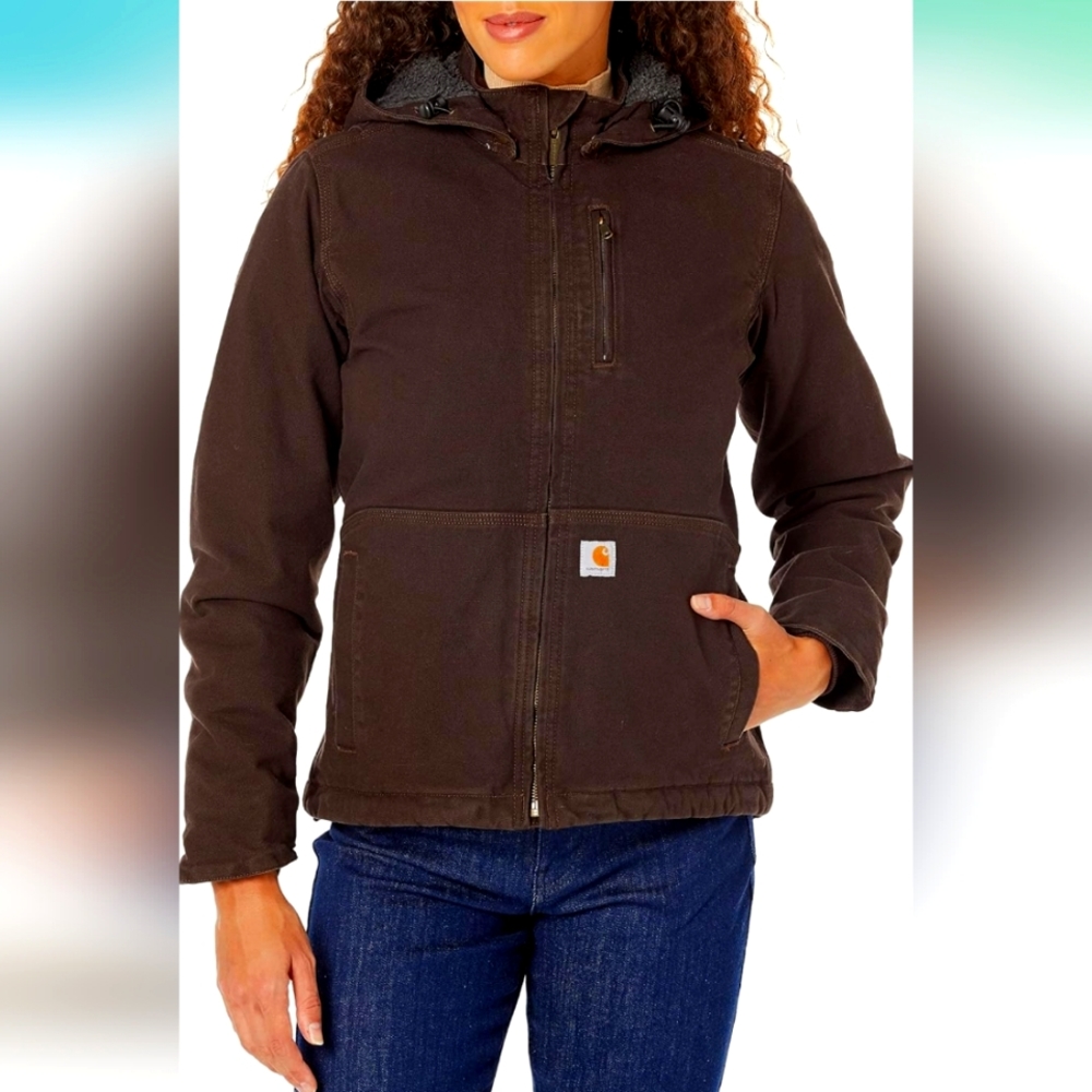 Carhart Women's Full Swing Caldwell Jacket Size XXL (20) Brown